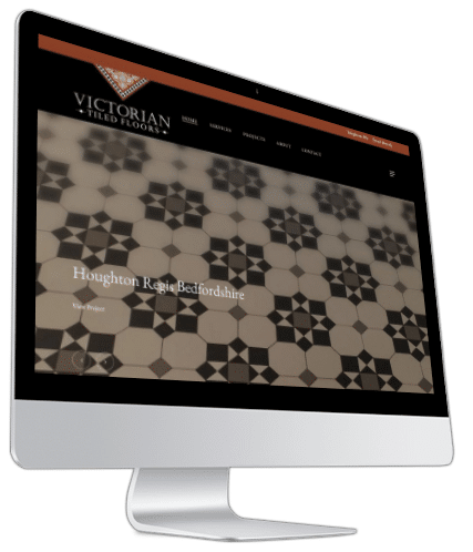 Victorian Tiled Floors Website iMac
